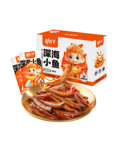 Jinzai Spicy Dried Fish Snack 300g/Box (20 Packs)