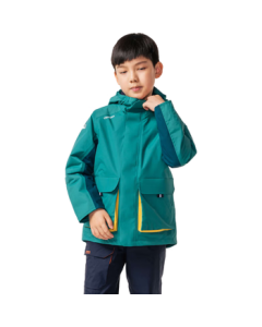 Decathlon Kids' Jacket Unisex Children's Outdoor Thickened Warm KIDD Pine Green 145-4698376
