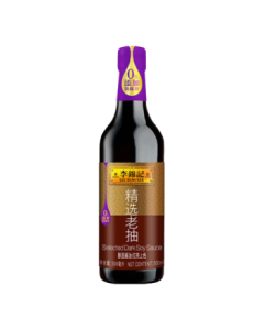 Lee Kum Kee Premium Series Premium Dark Soy Sauce 500ml [Grade 1] No Preservatives Added, Professional Braising, Brewed Soy Sauce