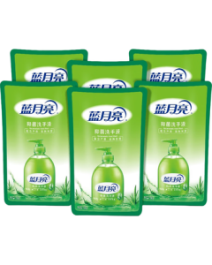 Blue Moon Aloe Vera Antibacterial Hand Wash, Rich Foam 500g Refill Pack*6, Moisturizing