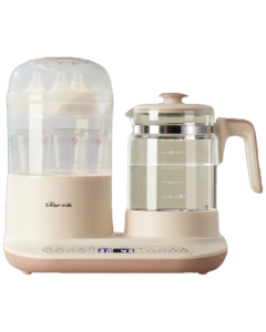 Bear Thermostatic Water Kettle 1.2L with Bottle Sterilizer and Dryer, 2-in-1 Thermo Pot TNQ-C12K5 [Home Gift]