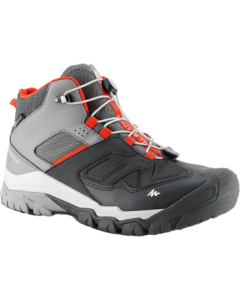 Decathlon Kids Hiking Shoes Boys Girls Outdoor Waterproof Walking Sneakers Grey Drawstring Style 36 2900994