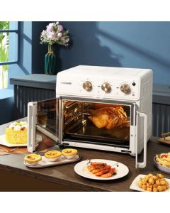 Daewoo (DAEWOO) Electric Oven for Home and Dormitory, Multi-functional Automatic Baking Machine, Large Capacity Air Fryer Oven DY-KX25T Upgraded Version