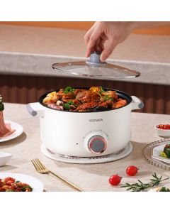 KONKA Electric Cooking Pot Multi-function 3L Household & Dormitory Noodle Cooker KDHG-3005-M