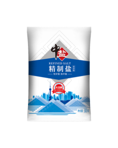 Zhongyan Refined Salt 500g [Non-Iodized Well and Rock Salt] Edible Fine Salt Iodine-Free Edible Salt Produced by Zhongyan
