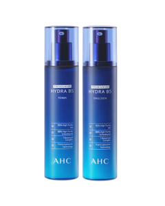 AHC B5 Hyaluronic Acid Water & Lotion Skincare Set, Hydrating Moisturizing Soothing, Mid-Autumn Festival Gift for Girlfriend