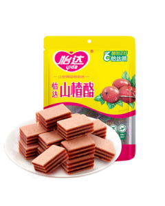 Yida Hawthorn Stuffed Layer Burger Hawthorn Cheese 500g Individually Wrapped (Approx. 45 Packs) – Children's Snack Hawthorn Roll Dried Slices