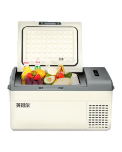 Indel Car Refrigerator Compressor 20L Low Noise (≤35dB) Dual-Use for Home & Vehicle 12V24V/220V-S20 Gray