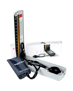 Yuwell (Stethoscope Not Included) Mercury Sphygmomanometer, Desktop Blood Pressure Monitor for Home Use, Sturdy and Durable, Dual-Scale Display, Ideal for Elderly