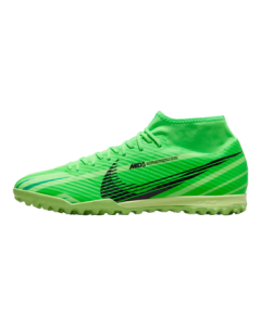 Nike (NIKE) Men's Football Boots Mercurial Superfly 9 TF Turf Shoes FJ7199-300 Radiant Green 43