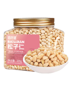 Bailijian Pine Nuts 300g Canned Original Flavor Fresh Nuts for Pregnant Women and Children