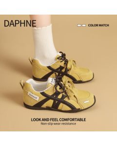 DAPHNE Chunky Sole 2025 Autumn New Release Popular Women's Classic Retro Sneakers for Versatile Outfits