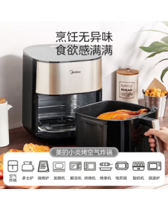 Midea Air Fryer, 6L Large Capacity Oven Combo KZC6054 for Home Use