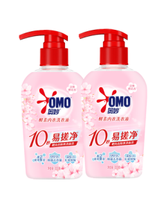 OMO [New Upgrade HPV Removal] Underwear Laundry Detergent Sakura 300g*2, Removes 99.9% Blood Stains & Bacteria