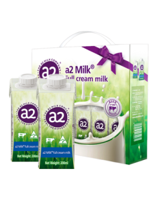 a2 Whole Milk Australian Imported Breakfast Milk A2 Protein 200ml*12 Boxes Mid-Autumn Festival Gift Box Set