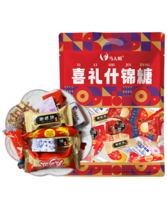 Sister Ma Assorted Wedding Candy 1320g Bulk Mixed Candy - Soft & Hard Candies, Nougat, Crispy Candy, Chocolate Gift Pack