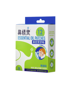 BGO Nasal Relief Patches – 16 Patches for Children & Adults to Relieve Nasal Congestion, Improve Sleep, and Clear Blocked Noses