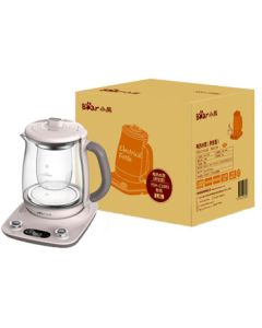 Bear (Bear) Health Pot, 1.8L Multi-functional Thickened Glass Double Boiler for Bird's Nest, Electric Flower Tea Kettle, Tea Boiler YSH-C18R1