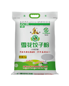 Xinle Snowflake Dumpling Flour 10lb, Hetao Plain Dumpling Flour, Medium Gluten Flour, Dumpling Flour