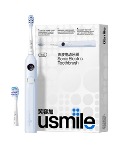 usmile Smile Plus Electric Toothbrush for Adults - Classic Sonic Vibration Model Y10 Pure Blue, Mid-Autumn Festival Gift, National Day Gift, Travel Season