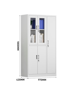 Xin Lai Bang Locker File Cabinet Archive Cabinet Office Cabinet Metal Cabinet Storage Cabinet Five-Door Locker