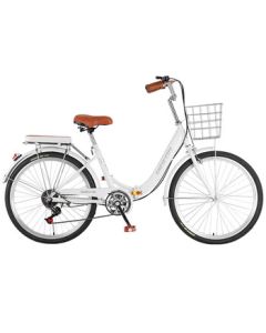 Flying Pigeon City Bicycle Foldable Frame 24-Inch Single-Speed Urban Leisure Commuter Bike