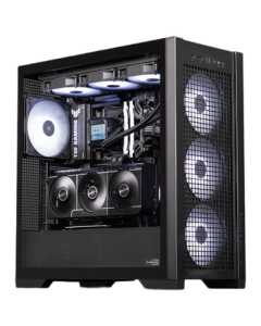 ASUS TUF GAMING GT302 Arsenal Case Black - Rear BTF 2.0/14cm Thick ARGB Fans/Includes Dust Filter/Enhanced Cooling/Swappable Side Panels