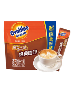 Ovaltine Chocolate Flavor Coffee Instant Cocoa Coffee Powder Breakfast Drink Mix Family Pack 500g