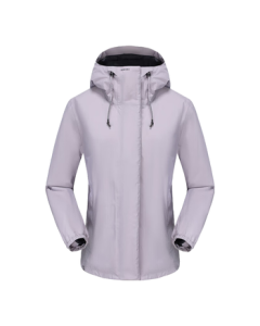 Decathlon Outdoor Windproof Waterproof Hiking Jacket, Autumn Winter Mountaineering Warm Sailing Jacket ODT3 Purple L-4923786