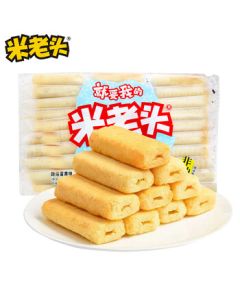 MilaoTaiwan Flavor Rice Crisp with Rich Egg Yolk Sauce 262g, Tasty Snack for Breakfast or Anytime