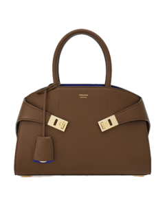 Ferragamo Women's Hug Shoulder Bag 0771867 (Medium) - Gao Yuanyuan Same Style - Gift for Girlfriend