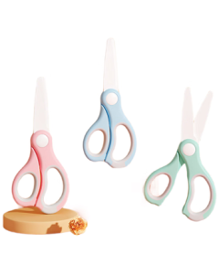 Bao's Baby Ceramic Food Scissors - Upgraded Children's Food Cutting Tool, Ceramic Kitchen Scissors