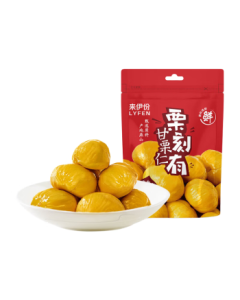 Laiyifen Instant Sweet Chestnut 60g - Ready-to-Eat Peeled Chestnuts, Office Snack, Leisure Treat