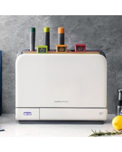 Xiaomi Youpin Mofei Electric Knife Holder and Cutting Board Disinfecting Machine, Household Small-Sized Chopsticks Container with UV Sterilizer and Dryer, Classified Kitchenware MR1001