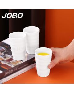 JOBO Hotel Tableware Melamine Cup Set of 10 Medium 260ml Commercial Beverage Juice Cup Tea Cup Milk Cup