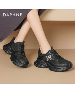 Daphne Women's Casual Shoes Mesh Breathable Dad Shoes Lightweight Sneakers 4024404113 Black 38
