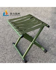 Shouli War God Foldable Portable Webbing Stool Military Green Small Stool for Outdoor Fishing (Minimum 5 Pieces)