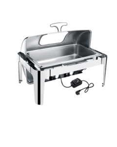 Venus Buffet Warmer Full Flip Cover Buffet Warmer Self-Service Breakfast Food Warmer Insulated Pot Hotel Tableware 723KS