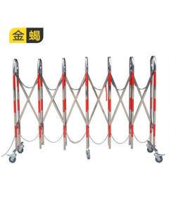 Golden Scorpion Kindergarten Arch-Type Stainless Steel Telescopic Fence, School Movable Isolation Guardrail, 1.5m High/Per Meter