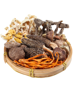 Zhen Junzi Matsutake Morel Soup Pack 60g, Pure Mushroom No Sulfur Fumigation, Eight Delicacies Wild Mushroom for Soup & Hot Pot, Yunnan Specialty