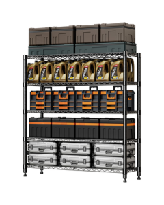 Yicai Nianhua 1.2m Heavy-Duty Shelf, Home Storage Rack, Multi-Functional Organizer, Floor Standing Shelf, Household Storage Rack 2608