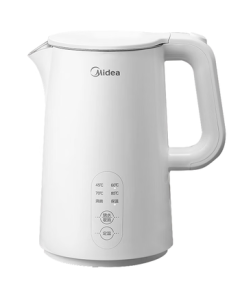 Midea Electric Kettle with Auto Shut-Off and Keep-Warm Function, 316L Stainless Steel, 1.5L Thermostatic Kettle, Health Preservation, Auto Power Off, Model 15X301-PRO
