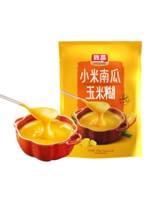 Jingjing Millet Pumpkin Corn Porridge 300g/Bag (10 Small Bags) Instant Multigrain Nutritious Breakfast Drink