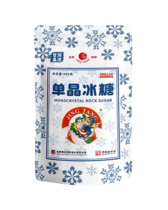 Jingtang Rock Sugar 400g Monocrystalline Rock Sugar [Premium Grade] Traditional Rock Sugar - China Time-Honored Brand for Baking, Beverages, and Cooking