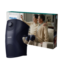 Philips (PHILIPS) Knee Massager Leg Warmer for Knee Joint, Thermal Therapy for Cold Legs, Gift for Friends on Holidays or Birthdays, Model 3108L, Blue, Size L, Single Pack