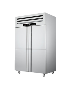 Lecon Commercial Four-Door Freezer, Upright Kitchen Freshness Cabinet with Energy-Saving Compressor, Dual-Temperature Luxury Model LC-J-SMG03 [All-Inclusive Price]