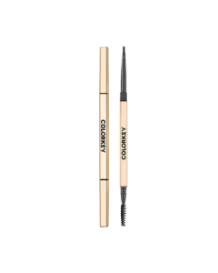 Color Key Collagen Golden Eyebrow Pencil - Waterproof, Sweatproof, Long-Lasting, Easy to Use for Beginners, Natural-Looking Brows, Perfect Gift for Girlfriend or Wife's Birthday