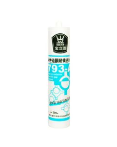 Baoligu Neutral Porcelain White Sealant Construction Silicone Glass Adhesive 300ml 1 Tube