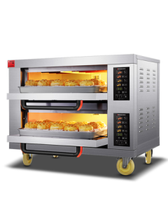DEMASHI Large Commercial Baking Oven for Roasting Chicken, Chicken Wings, Pizza, Bread, Cakes, Sweet Potatoes, Mooncakes - DKL-102D-K1 (220V)