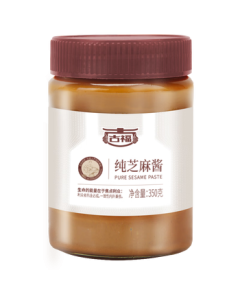 Gu Fu Seasoning Sauce Pure Sesame Paste, Cold Noodles Hot Dry Noodles Sauce, Hot Pot Dipping Sauce, 350g